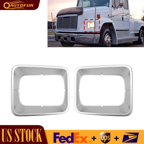 2pcs headlight bezels plastic - 2pcs,